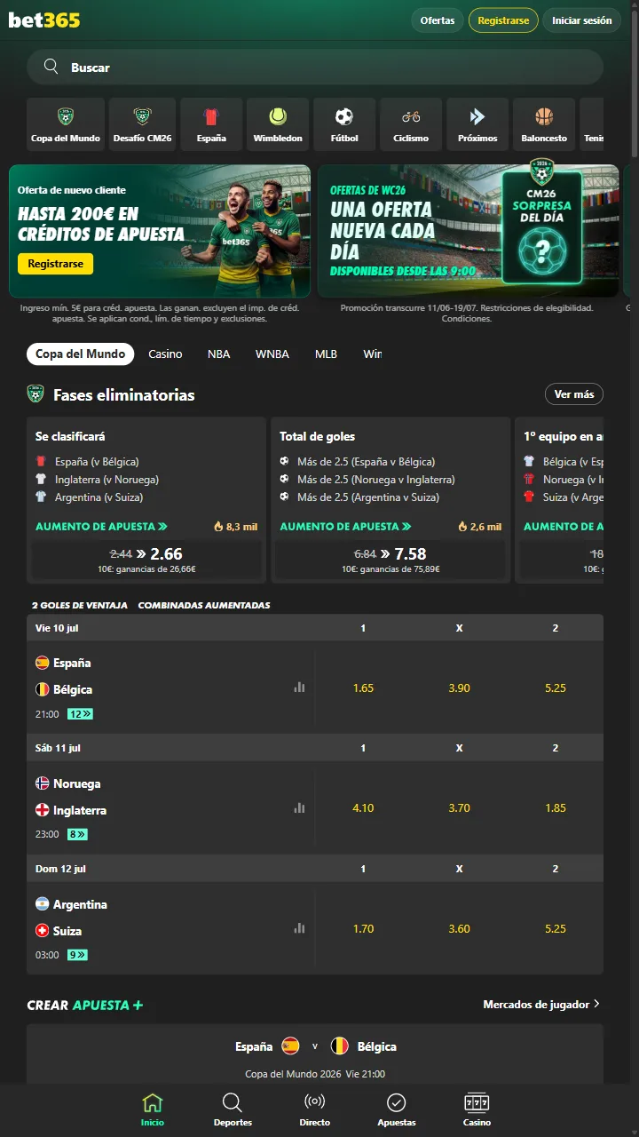 Captura 1 de Bet365